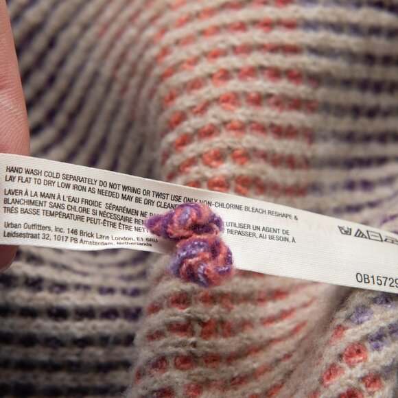 Anthropologie Daily Practice Franconia Half-Zip Sweater Tunic Multicolor Large - Picture 5 of 6